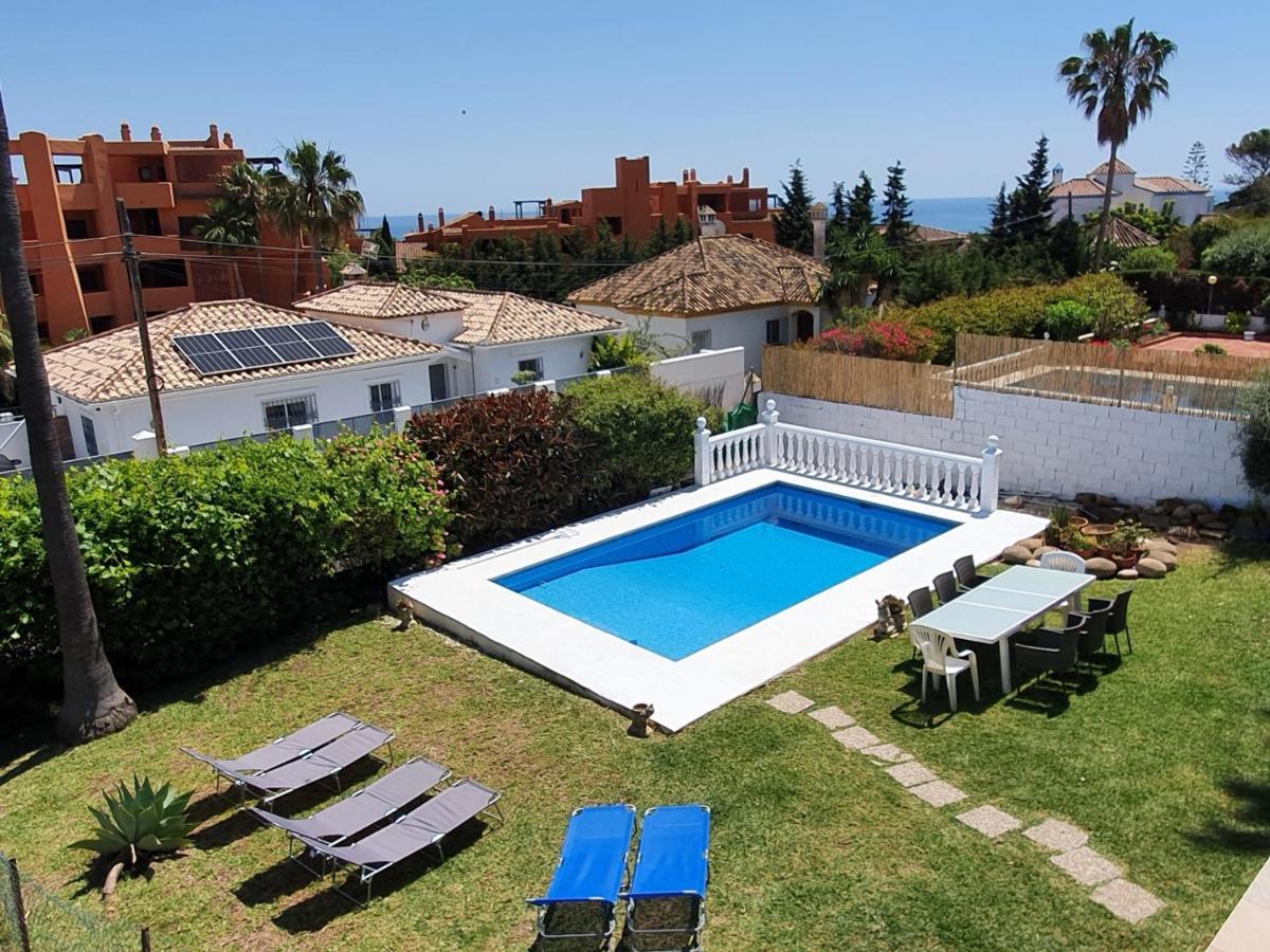 Beautiful 5 Bedroom Villa, Sea Views, Private Pool, Estepona Newly Refurbished Zewnętrze zdjęcie
